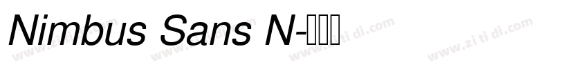 Nimbus Sans N字体转换 Nimbus Sans N字体转换